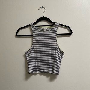 AEO Ribbed Striped Crop Tank